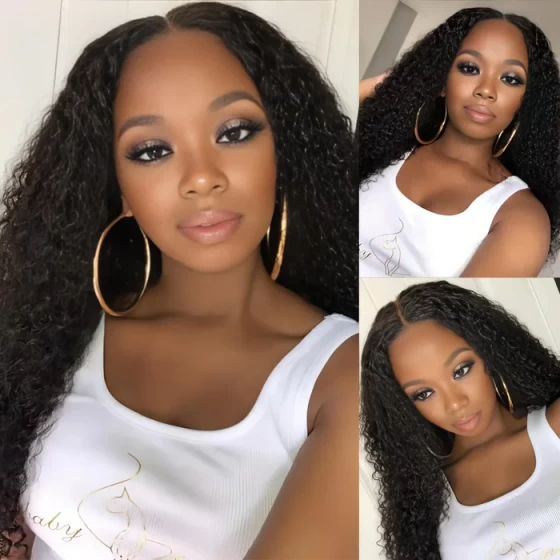 13X6 Lace #1 Deep Wave Lace Front Wigs Human Hair Wigs 180% Density Frontal Human Hair Wigs